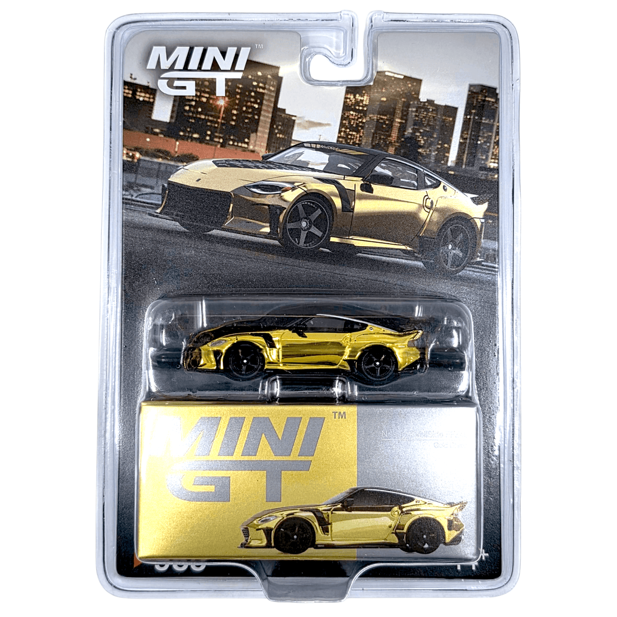 Mini GT - Nissan Z VeilSide FFZ400 – Gold Chrome – Top Collectibles Mini GT - Nissan Z VeilSide FFZ400 – Gold Chrome – Top Collectibles