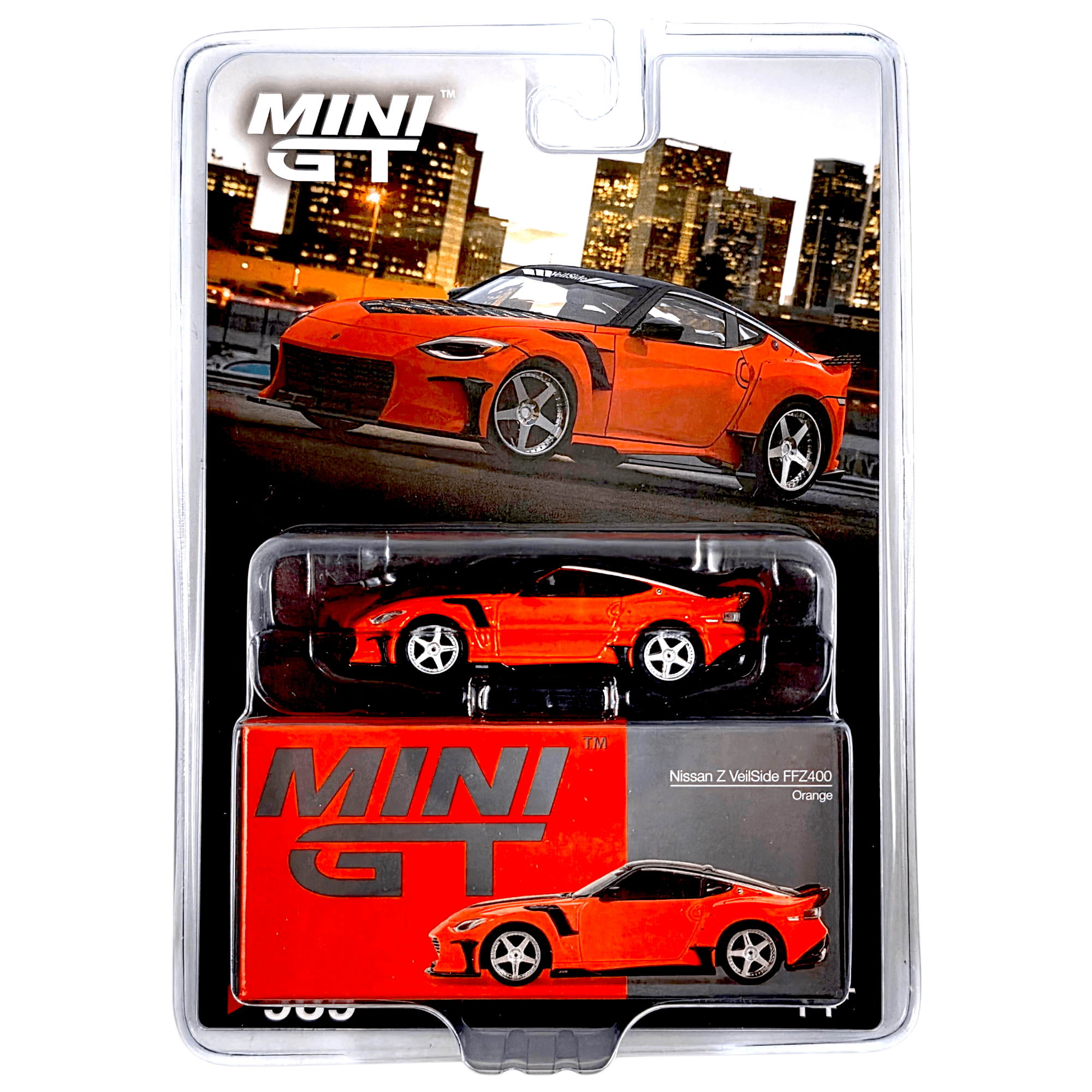 Mini GT - Nissan Z VeilSide FFZ400 – Orange – Top Collectibles