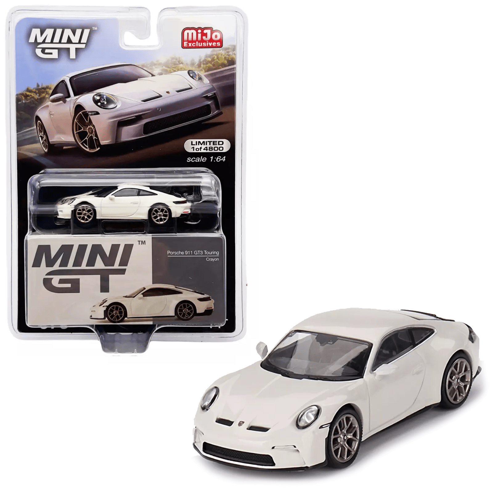 ばし」ポルシェ911（992型） GT3 ミニカー クレヨン ばし」ポルシェ911