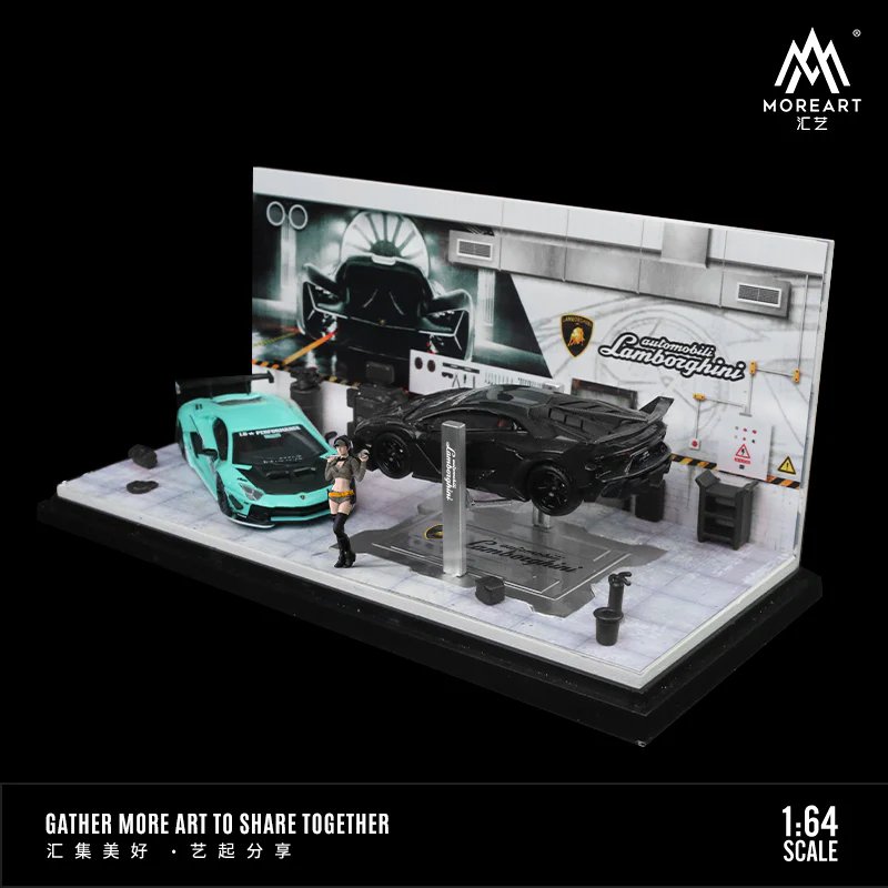 MoreArt - Automobile Repair Workshop Diorama 