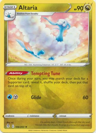 Pokemon - Altaria - 106/203 - Rare - Sword & Shield: Evolving Skies Se   Top Collectibles