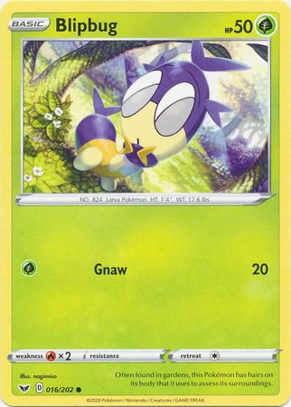 what pokemon set has 202 cards Rookidee (150/202) [Sword & Shield: Base Set] – The Time Vault CA main image 0