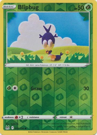 Pokemon - Blipbug - 018/196 - Common Reverse Holo