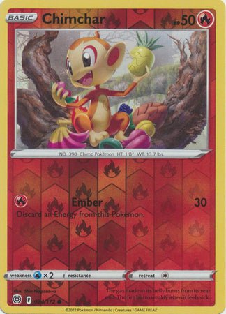 Pokemon - Chimchar - 024/172 - Common Reverse Holo