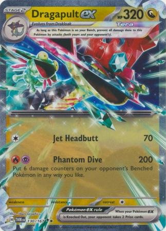 Pokemon - Dragapult ex - 130/167 - Ultra Rare - Scarlet & Violet: Twil Top Collectibles Pokemon - Dragapult ex - 130/167 - Ultra Rare - Scarlet & Violet: Twil Top Collectibles