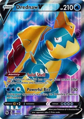 Pokemon - Drednaw V - 069/073 - Full Art Ultra Rare