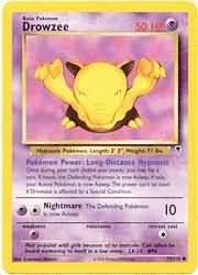 pokemon drowzee card Pokemon - Drowzee - 73/110 - Common
