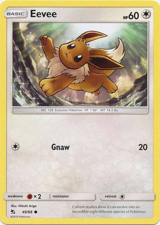 Eevee (49) (49) 049 - Reverse Holofoil Hidden Fates
