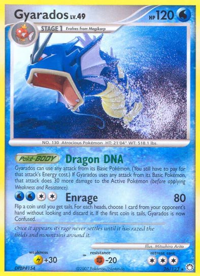 Pokemon - Gyarados - 26/123 - Rare