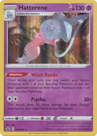 hatterene pokemon card value halloween Pokemon - Hatterene - 073/198 - Holo Rare