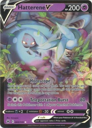 Pokemon - Hatterene V - 065/159 - Ultra Rare