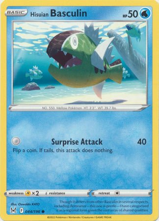 Pokemon - Hisuian Basculin - 044/196 - Common