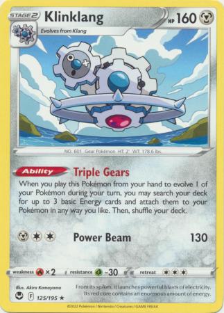 Pokemon - Klinklang - 125/195 - Rare