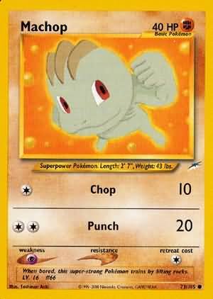 Pokemon - Machop - 73/105 - Common Unlimited
