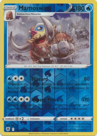 Pokemon - Mamoswine - 033/189 - Rare Reverse Holo