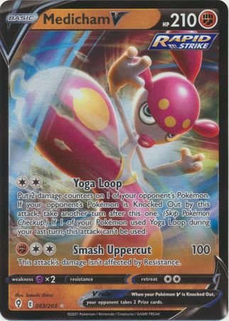 Pokemon - Medicham V - 083/203 - Ultra Rare