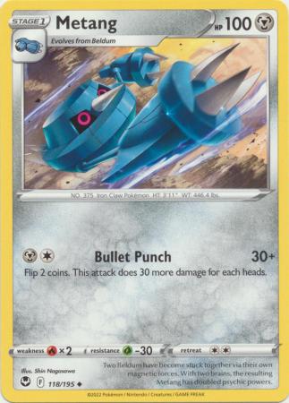 silver pokemon cards value Pokemon - Metang - 118/195 - Uncommon