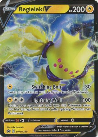 Pokemon - Regieleki V - SWSH280 - Promo - Sword & Shield Series Top Collectibles Pokemon - Regieleki V - SWSH280 - Promo - Sword & Shield Series Top Collectibles
