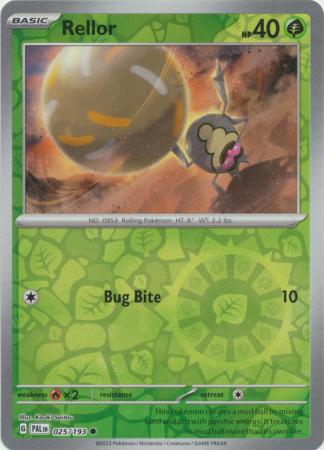 Pokemon - Rellor - 025/193 - Common Reverse Holo