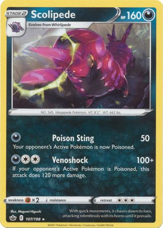Pokemon - Scolipede - 107/198 - Rare