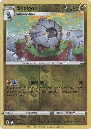 Pokemon - Shelgon - 108/203 - Uncommon Reverse Holo