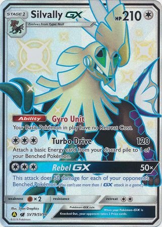 shiny ultra rare pokemon cards Pokemon - Silvally GX - SV79/SV94 - Shiny Ultra Rare