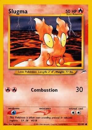 Pokemon - Slugma - 82/105 - Common Unlimited