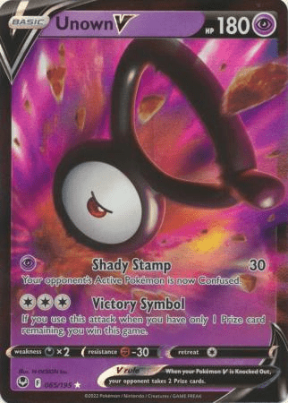 ultra rare v pokemon cards Pokemon - Unown V - 065/195 - Ultra Rare