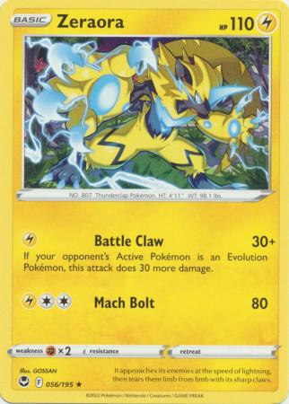 Pokemon - Zeraora - 056/195 - Rare