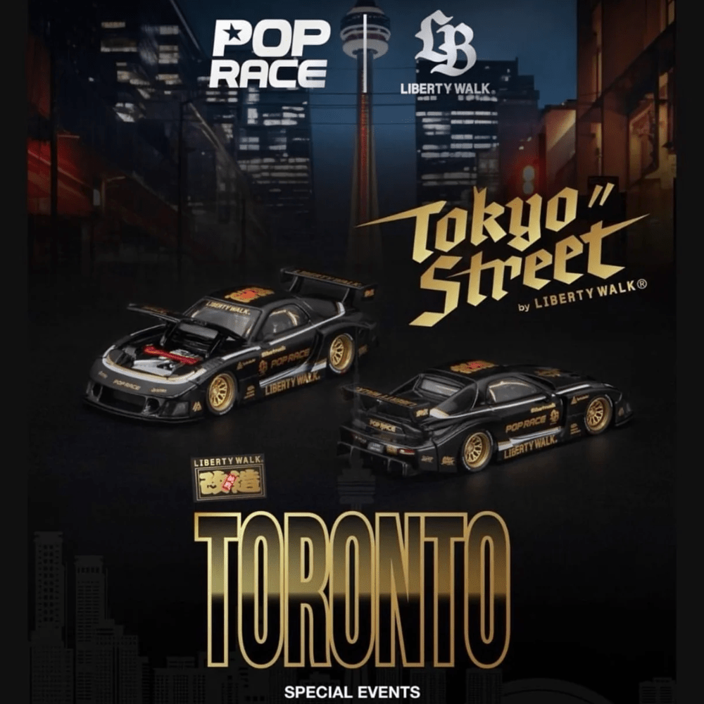Pop Race - LB Super Silhouette Maxda RX7 FD3S - Black *Canadian