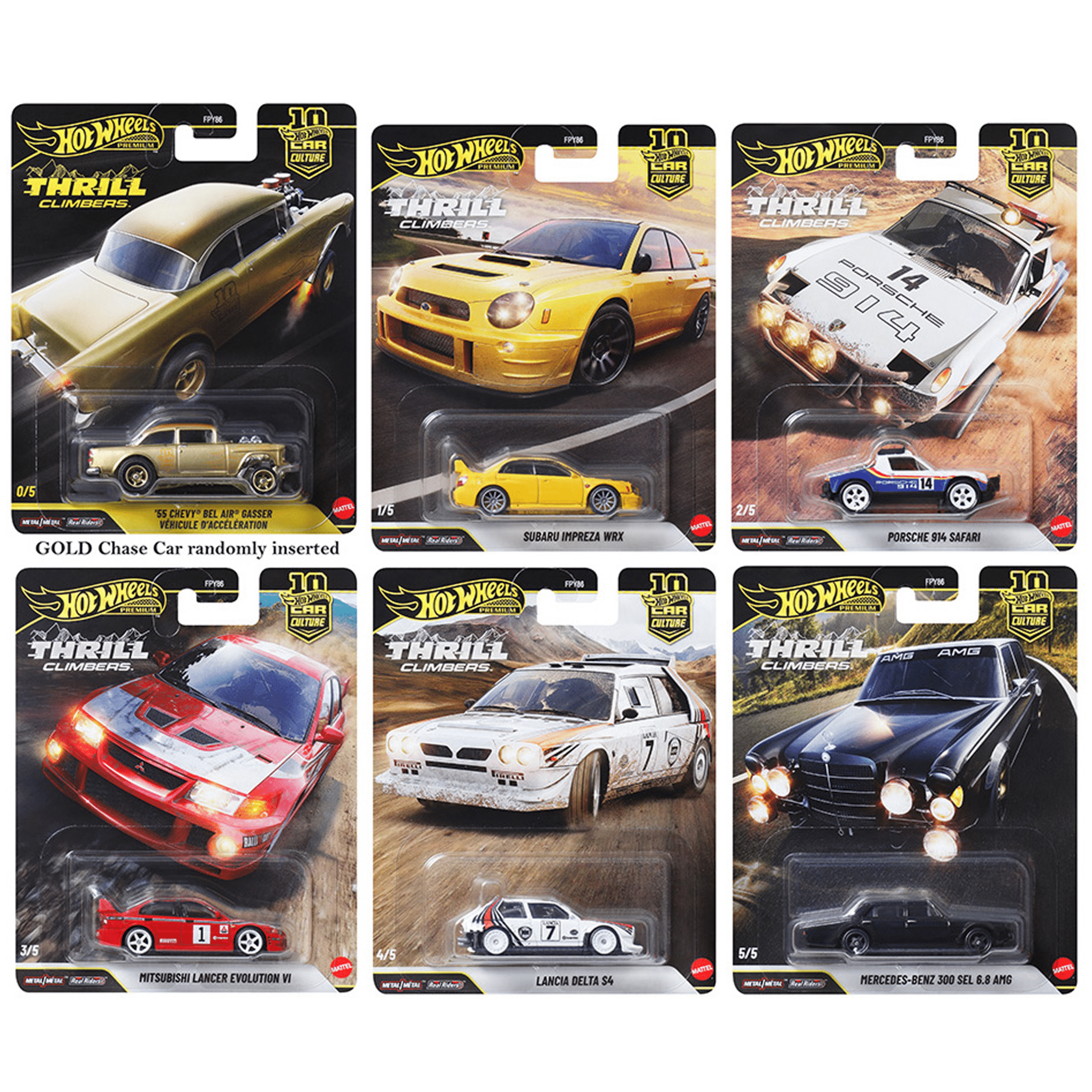 Hot Wheels - 2026 Thrill Climbers Series 10-Car Case *Sealed