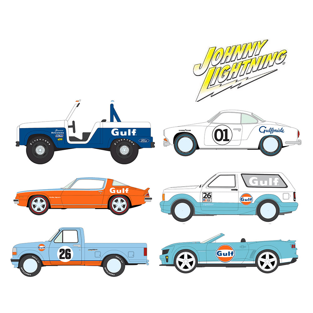 Pre-Order* Johnny Lightning - Collector Tin Release 3B 2026 GULF