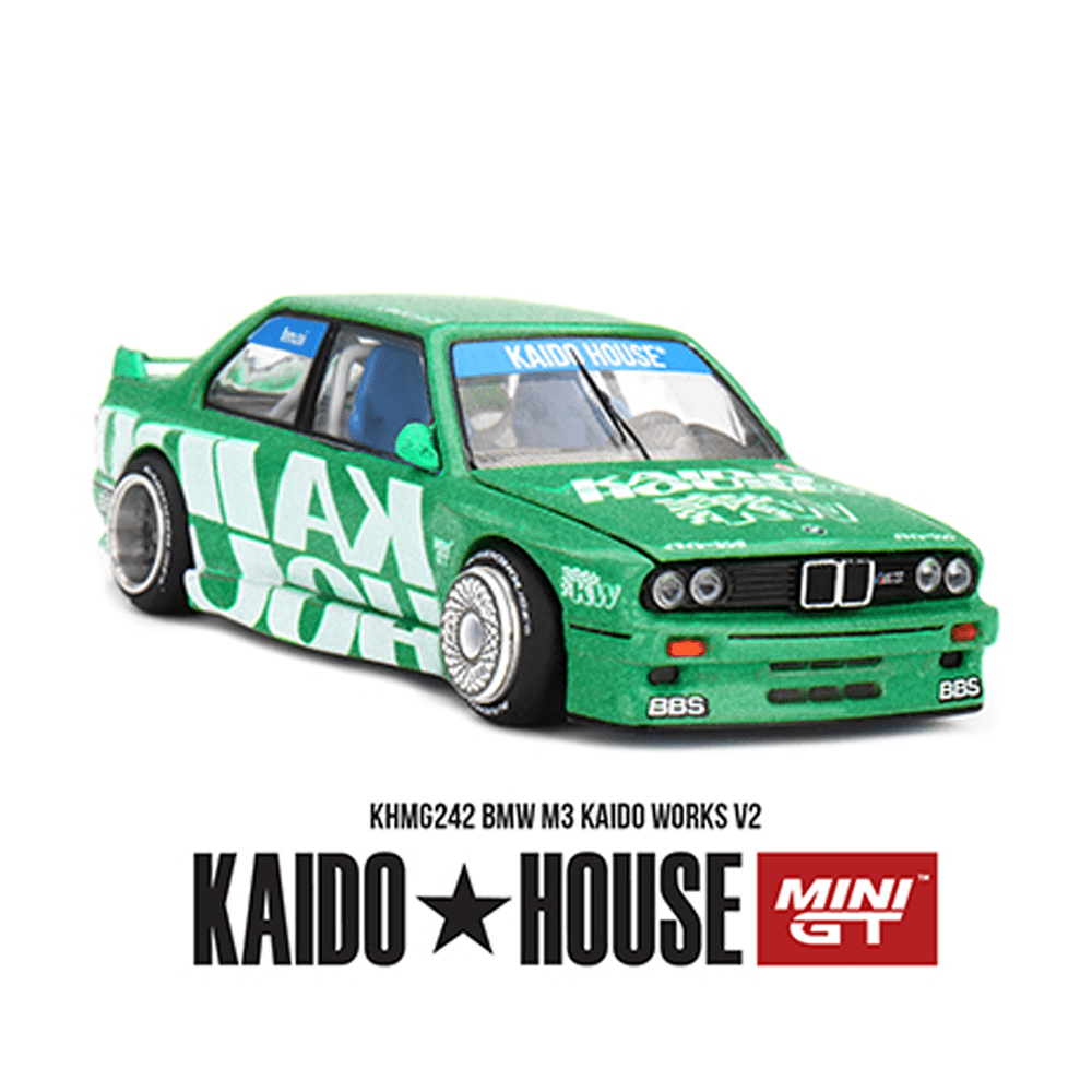 Pre-Order* Kaido House x Mini GT - BMW M3 Kaido Works V2 - Green
