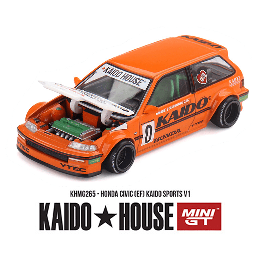 Pre-Order* Kaido House x Mini GT - Honda Civic (EF) Kaido Sports