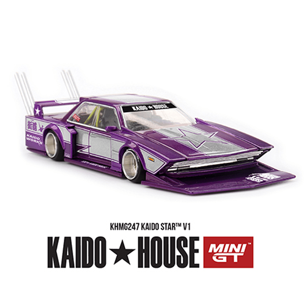Pre-Order* Kaido House x Mini GT - Kaido Star V1 - Purple Silver Pre-Order* Kaido House x Mini GT - Kaido Star V1 - Purple Silver
