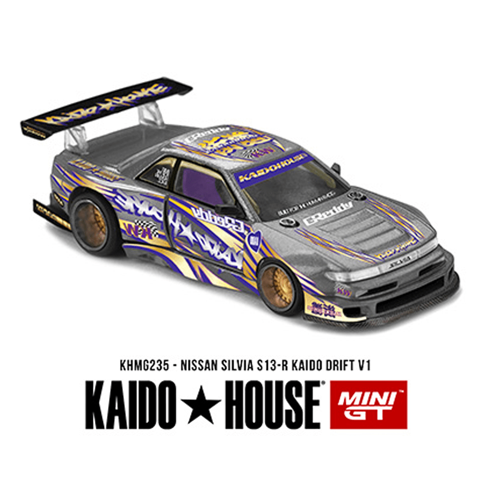 Pre-Order* Kaido House x Mini GT - Nissan Silvia S13-R Kaido Drift