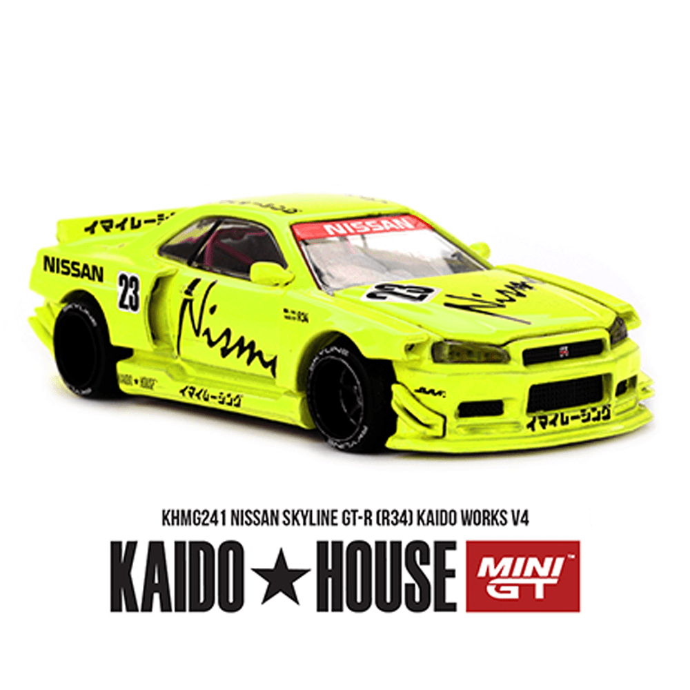 Pre-Order* Kaido House x Mini GT - Nissan Skyline GT-R (R34) Kaido Pre-Order* Kaido House x Mini GT - Nissan Skyline GT-R (R34) Kaido