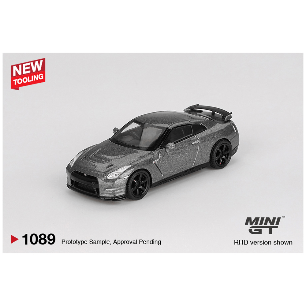 Mini GT - 2013 Nissan GT-R NISMO R35 CRS Version – Dark Metal Gray