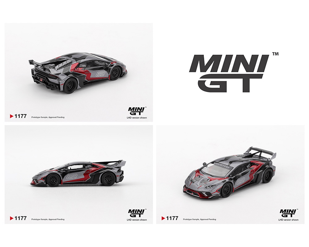 Pre-Order* Mini GT - LB☆WORKS Lamborghini Huracán GT RONIN – Grey Pre-Order* Mini GT - LB☆WORKS Lamborghini Huracán GT RONIN – Grey