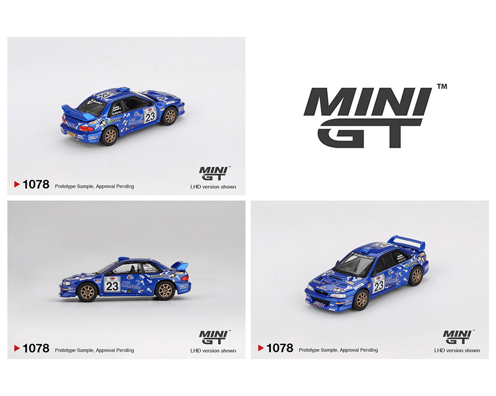 Mini GT - Subaru Impreza WRC99 #23 2000 Acropolis Rally – Top