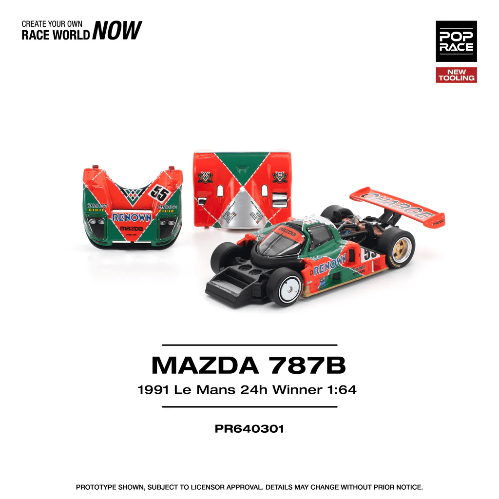 Pop Race - Mazda 787B - 1991 Le Mans 24H Winner – Top Collectibles