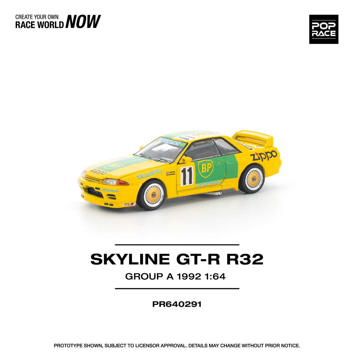 Pre-Order* Pop Race - Nissan Skyline GT-R R32 - Group A – Top