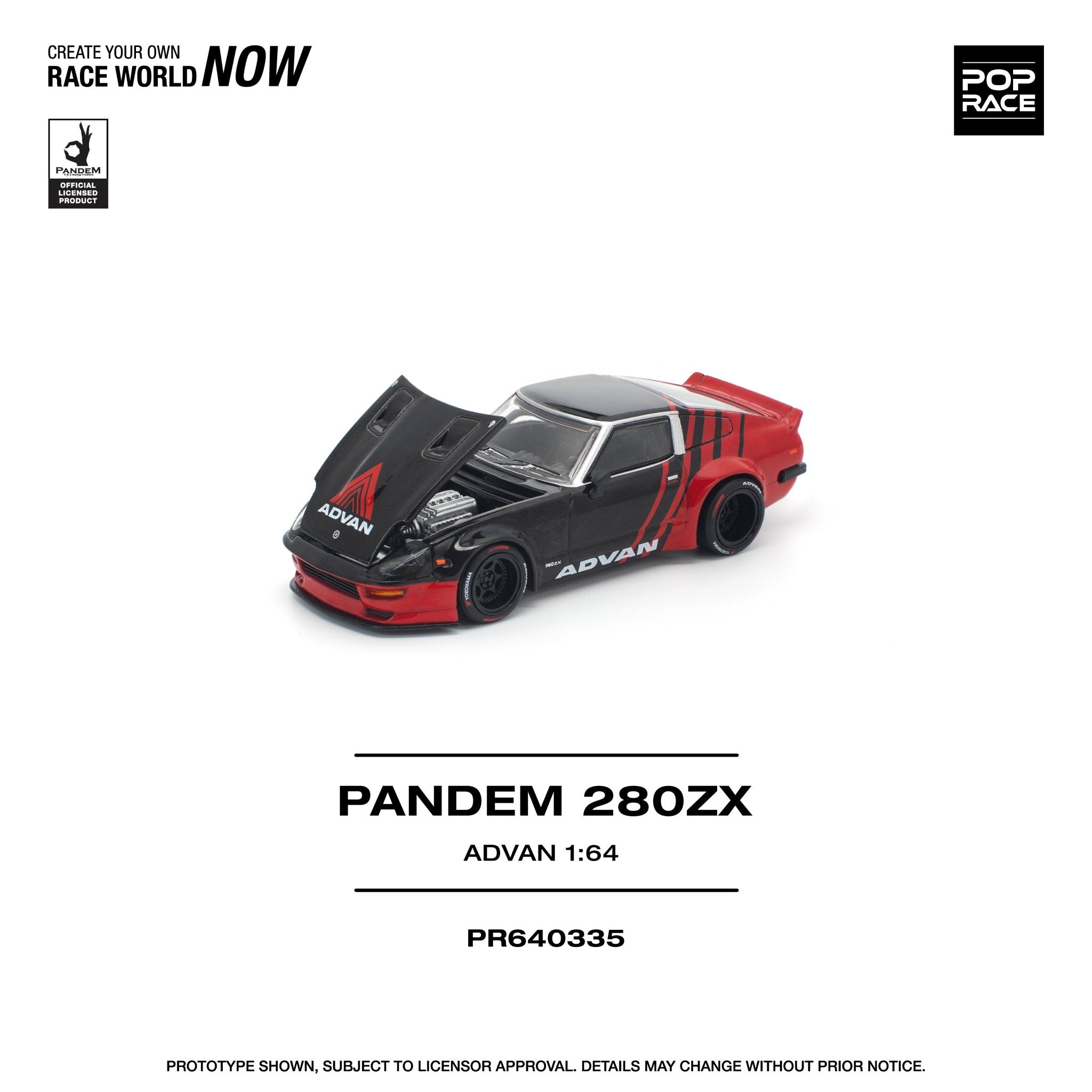 Pre-Order* Pop Race - Pandem 280ZX - ADVAN – Top Collectibles