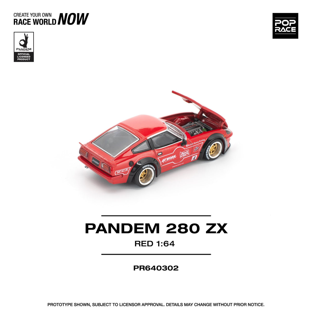 ビンテージ、シュコー、ディンキーなど Pre-Order* Pop Race - Pandem 280ZX - Red – Top Collectibles