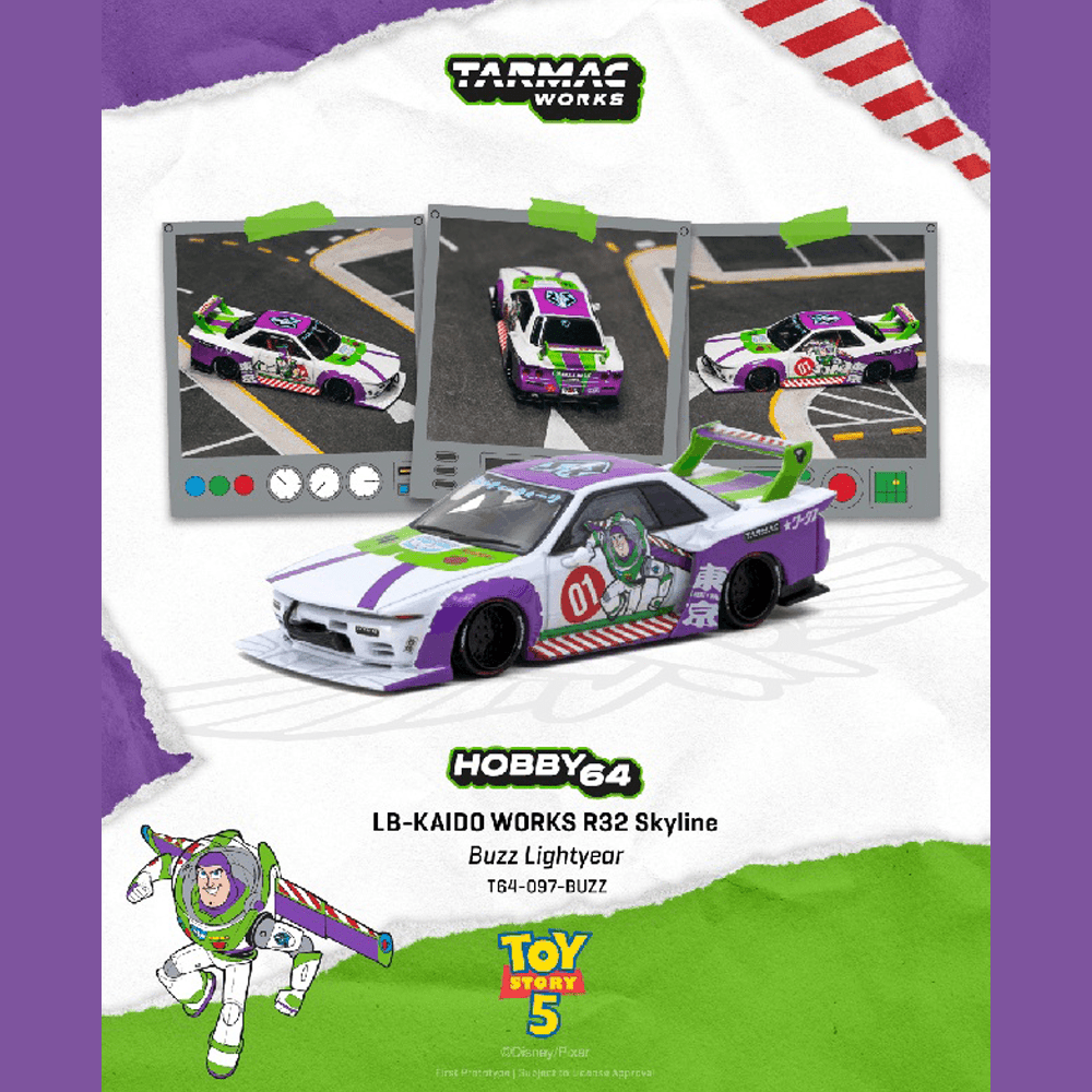 Pre-Order* Tarmac Works - LB-KAIDO WORKS R32 Skyline Buzz