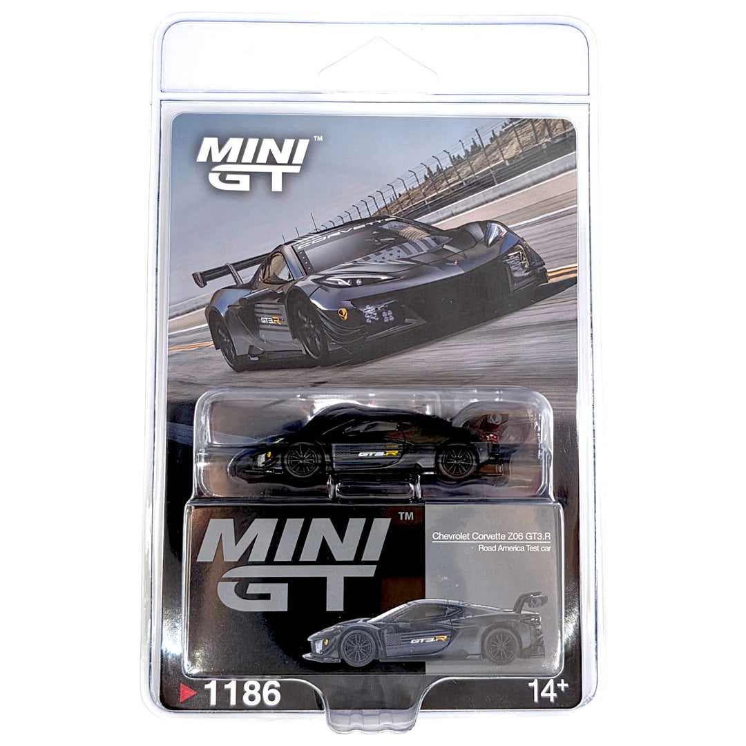 Mini GT - Chevrolet Corvette Z06 GT3.R Road America Test car – Black