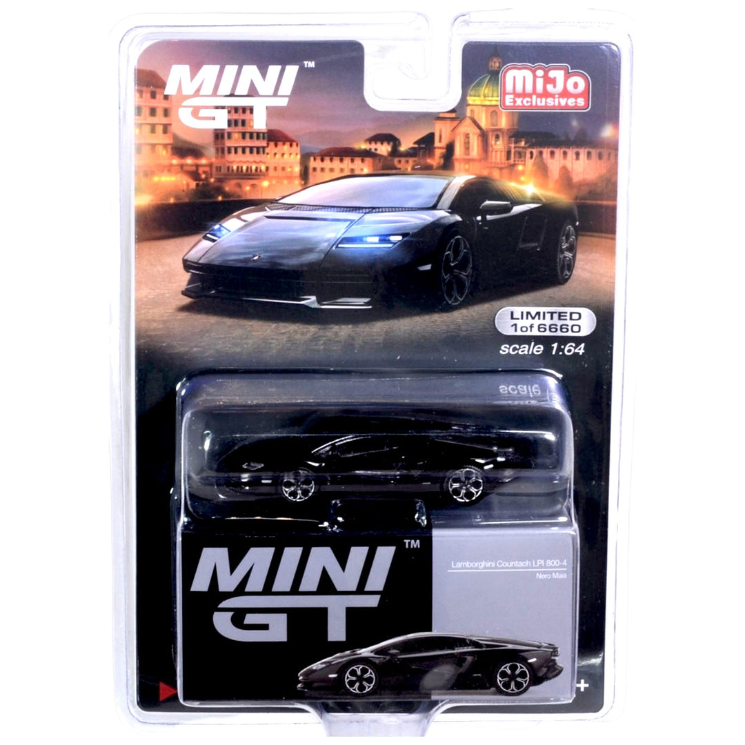 Mini GT - Lamborghini Countach LPI 800-4 - Nero Maia