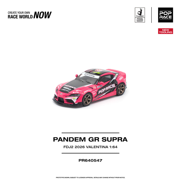 *Pre-Order* Pop Race - Pandem GR Supra FDJ2 - Valentina Piaz *New Tooling*