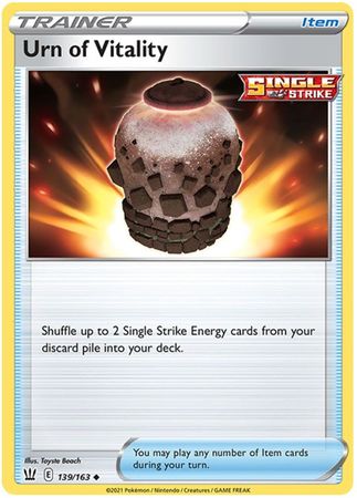 Pokemon - Urn of Vitality - 139/163 - Uncommon - Sword & Shield: Battle Styles Singles