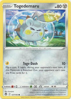 Pokemon - Togedemaru - 127/195 - Common - Sword & Shield: Silver Tempest Series